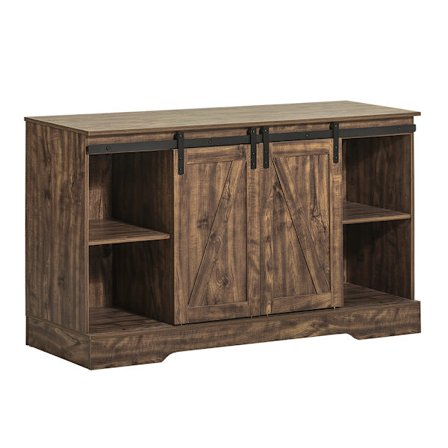 SoBuy Skab til sko med 1 dør i træ 120x39.5x70.5cm, moderne FSB60-N