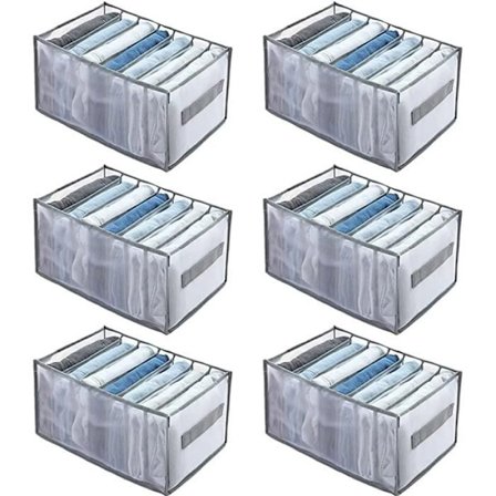 Vaatekaapin järjestäjä farkkupaitojen säilytyslaatikkoon, vetolaatikko 25x36x20cm