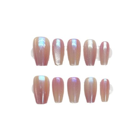 Pure Manual False Nail Pink Aurora Håndlagde Nails S