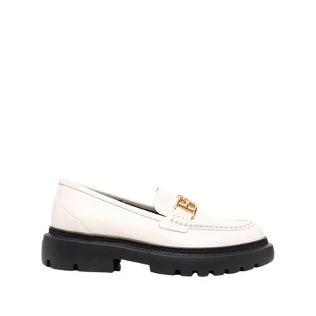 Bally, Giolia logo loafers Wit, Dames, Maat:38 EU
