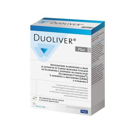 Duoliver Plus 24 Compresse - Integratore Fegato e Digestione