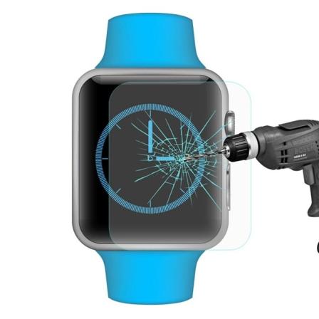 Displayskydd För Apple Watch 38mm - Av Härdat Glas 9h