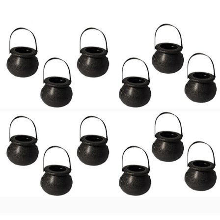 6/12 STK Halloween godteri krukke Witch Pot 2-12 STK 2-12 STK