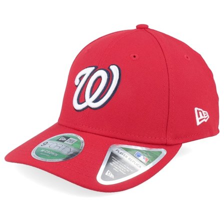 New Era - MLB Rot adjustable Cap - Washington Nationals MLB PR 9FORTY M-Crown Red Adjustable @ Hatstore