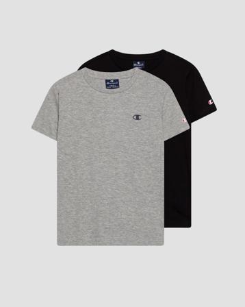 Champion 2 pack SS Tee Schwarz T-Shirts Jungen - Kidsbrandstore