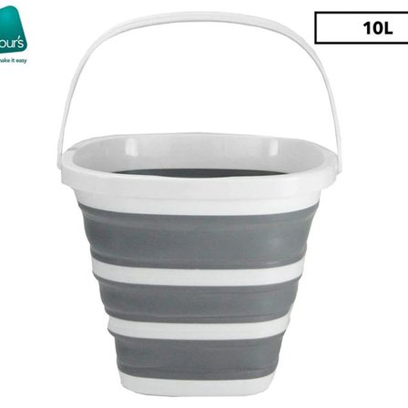 Seymours hopfällbara fyrkantiga hink på 10 liter