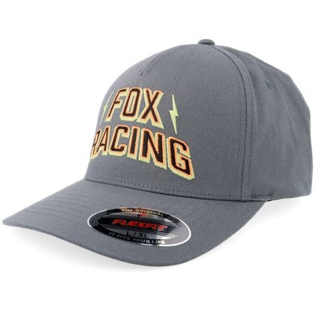 Fox - Grå flexfit Keps - Storm Pewter Grey A-Frame Flexfit @ Hatstore