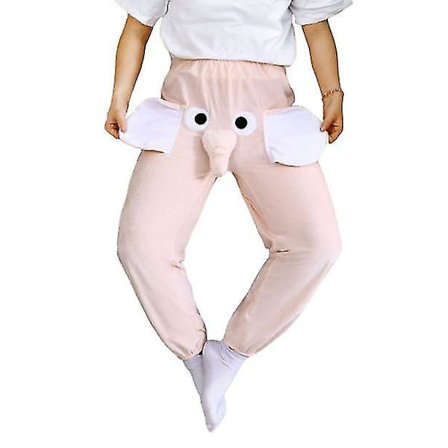 Elefantpar Lounge Byxor med Lekfulla Snabel-Ljud (FMY)
