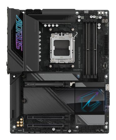 Gigabyte X870E AORUS PRO, ATX AM5, DDR5, 3x M.2 PCIe 5.0, 2x USB4, 2.5GbE LAN, Wi-Fi 7 320MHz (802.11be)