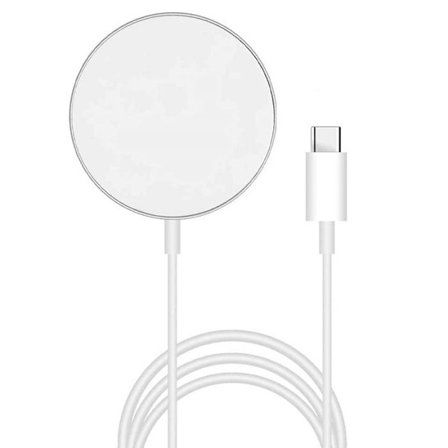 [LCS] Induktiivinen laturi, yhteensopiva MagSafe-tekniikan kanssa iPhone 17 / iPhone 17 AIR / iPhone 17 PRO MAX - Phonillico Valkoinen