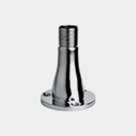 Glomex RF däcksfäste 1" x 14 gänga, Höjd 100mm V9174