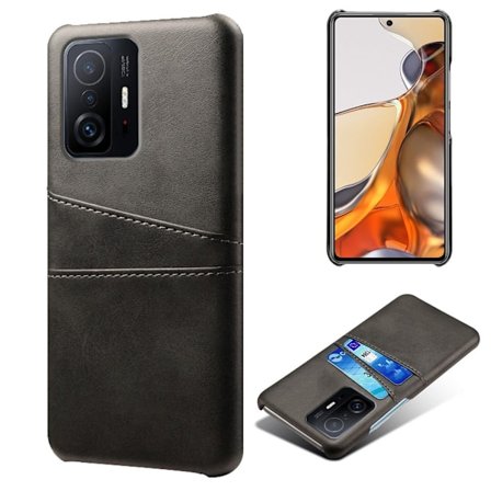 Xiaomi 11T / Xiaomi 11T Pro skal med korthållare - Svart