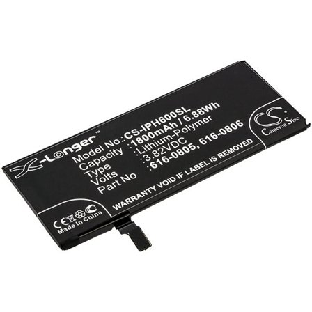 Batteri till SmartPhone, Mobil för Apple iPhone 6, A1586, A1589 m.fl.