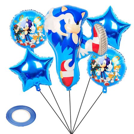 Sonic the Hedgehog Partyballongset Sonic The Hedgehog Födelsedag-FD13-