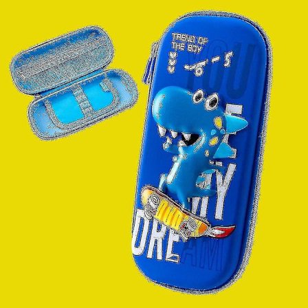 (dinosaurus A2)kynäpussi 3d eva söpö toimistotarvikkeet laatikko sarjakuvaeläimet kynälaatikko lapsille