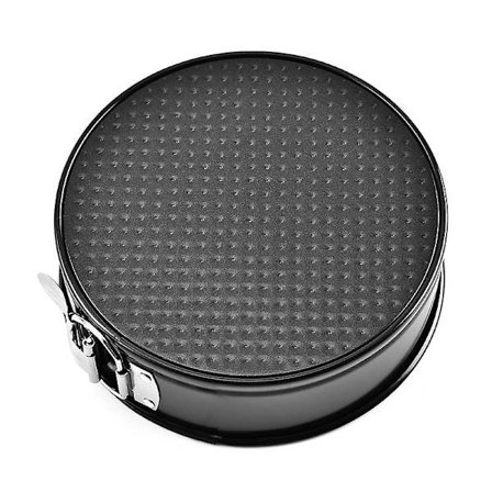 Non-stick löstagbara kakformar, rostfritt stål, svart färg med kraftig non-stick