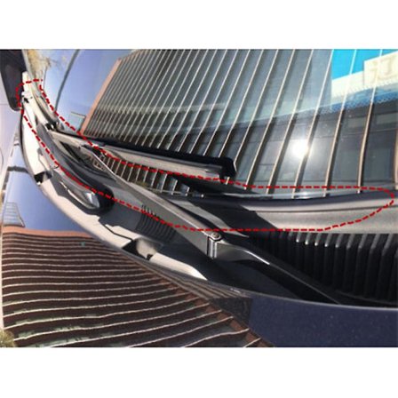 Bil Aldrende Gummitætningslister Under Forreste Forrude Panel Forseglet Trim Støbeliste