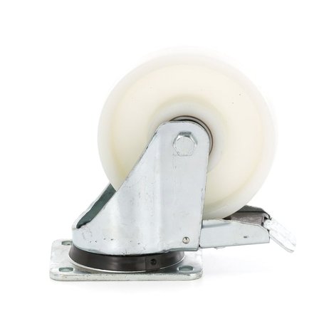 Lenkrolle mit Bremse, 200 x 50 mm, Nylon, 600 kg