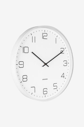 Karlsson - Veggklokke Lofty - Hvit - Veggklokker & bordklokker - Fra Homeroom