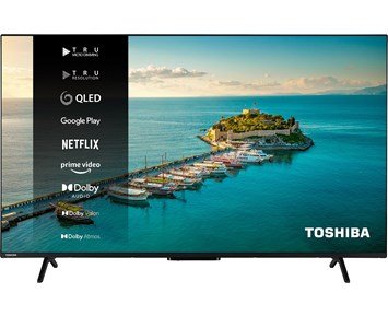 Toshiba 55QA2F63DG - 55 tum 4K QLED-TV med automatisk bilduppskalning