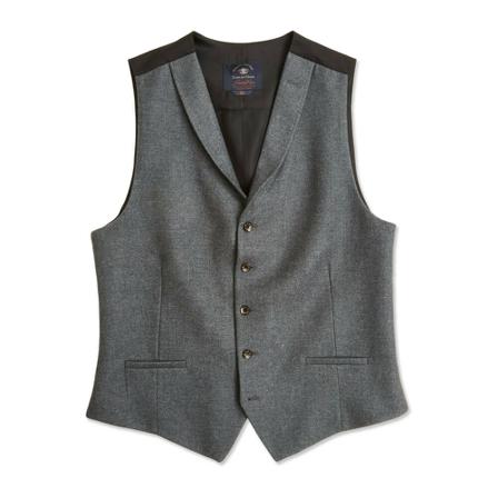Blue de Gênes San Giorgio Sky Gillet Grå, Herre Vest