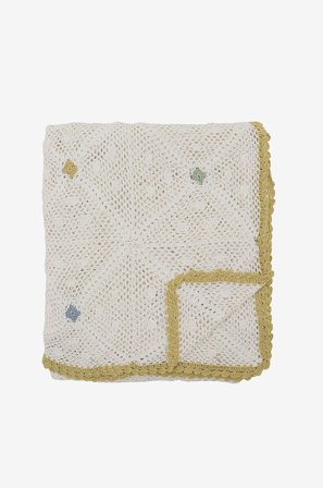 Bloomingville - Rovigo Pledd - Hvit - Tepper & pledd - Fra Homeroom