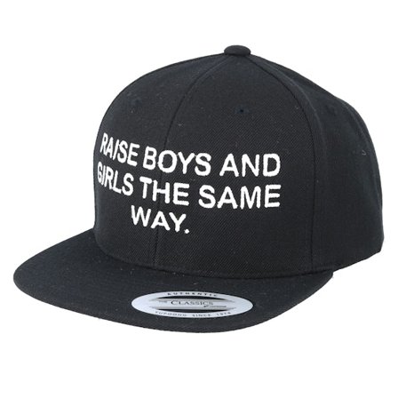 Kiddo Cap - Nero Cappellino - Kids The Same Way Black Snapback @ Hatstore