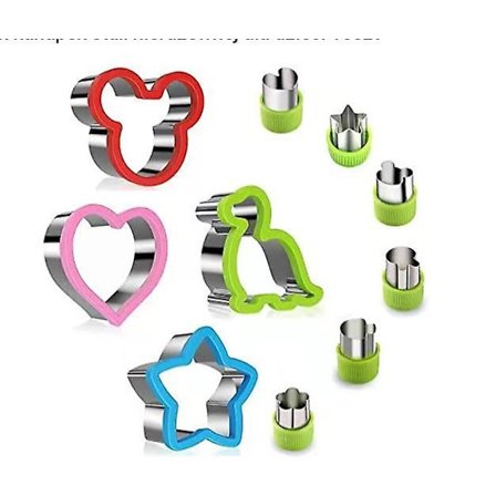 10 stk. rustfrit stål sandwich cutter, unikke former sandwich cutter cookie cutter køkken bageværktøj