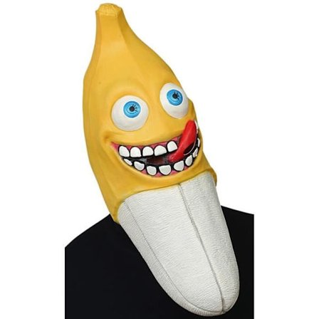 Rolig Banana Latex Mask - WIDMANN - Vuxen - Inomhus