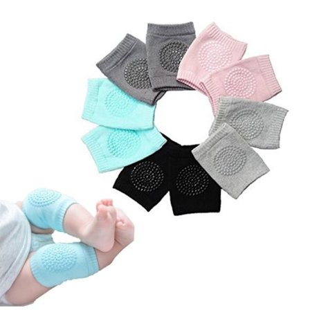 Baby Krypande Anti-Slip Knä, Unisex Baby Toddlers Knäskydd 5 Pai