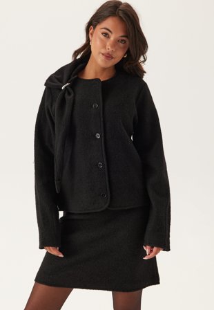 SELECTED - Slfdarla Ls Knit Jacket - Black