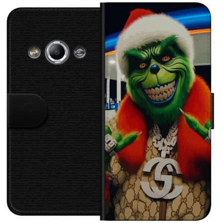 Yhteensopiva Lompakkokotelo Samsung Galaxy Xcover 3 Ylellinen Grinch-inspiroima hahmo suunnittelijatyyliin bensa-asemalla