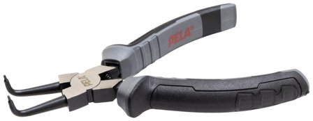 PELA 543768 Låsringstång invändig, böjd, 150 mm, Handverktyg
