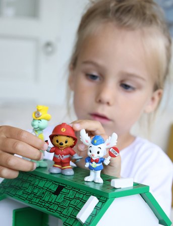 Bamse Bamse Figurset Sos - Multi/patterned - ONE SIZE