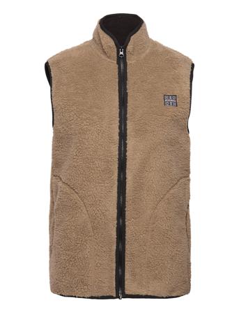 Langli Pile Waist Coat Vest Brun H2O*Betinget Tilbud