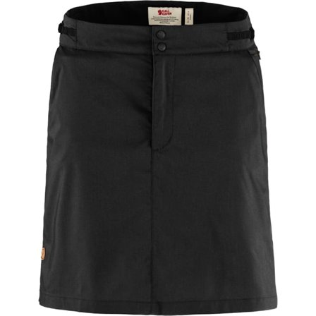 Fjällräven Women's Abisko Hike Skort 36 Trousers in Black | Size: 8, G-1000
