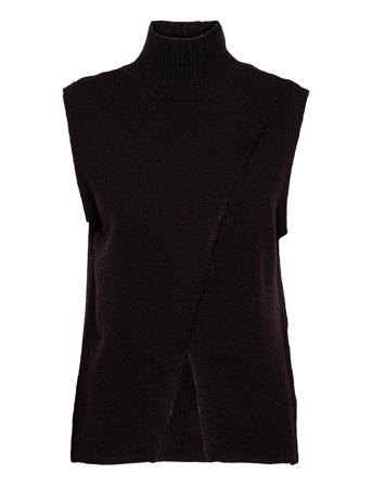 Kataris Knit Vest Brown Kaffe