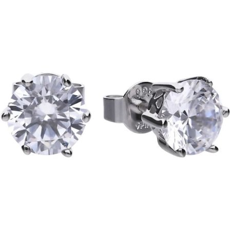 Øreringe - DIAMONFIRE - Karat - 925 Sølv - Zirkonium - Sleeper