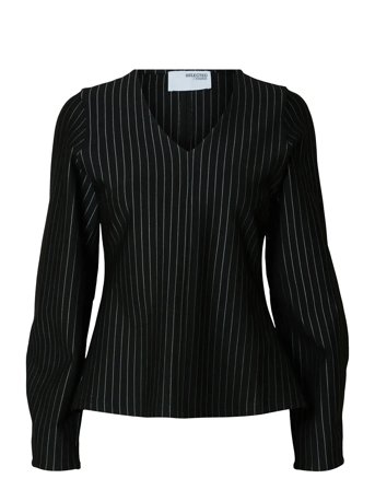 Selected | Slfpennie Ls V-Neck Top | S