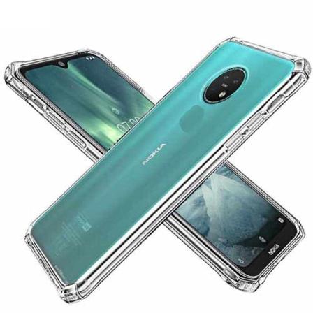 Nokia 8.3 Stødabsorberende Silikone Shell Shockr Transparent