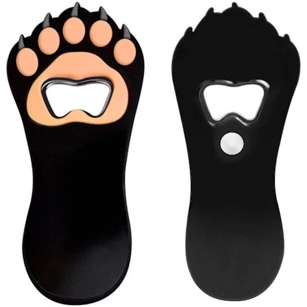 Magnetisk flaskeåpner, manuell flaskeåpner i silikon og rustfritt stål