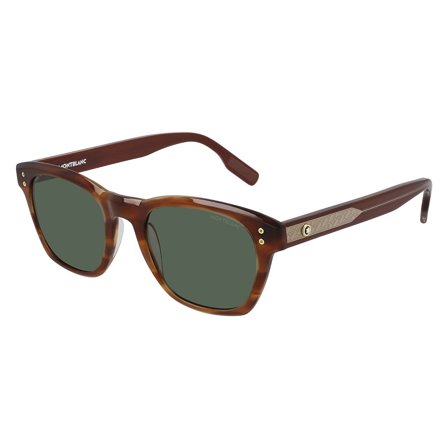 Mont Blanc - Solglasögon - Bruna - MB0122S 002 5120