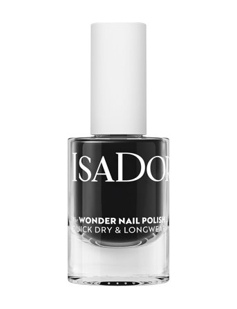 IsaDora The Wonder Nail Polish Quick Dry & Longwear 139 Black Lacquer - Black - 5 ml