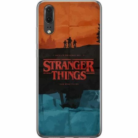 Huawei P20 Genomskinligt Skal Stranger Things