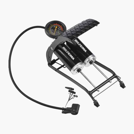 Fotpump dubbelcylindrig - Biltema