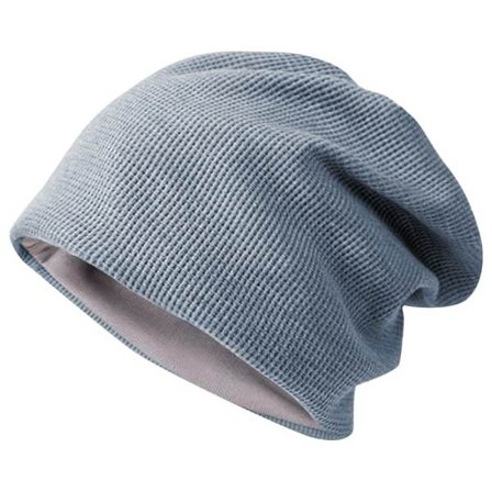 Slapp Strikket Beanie Lue for Kvinner Vinter Myk Varm Dame