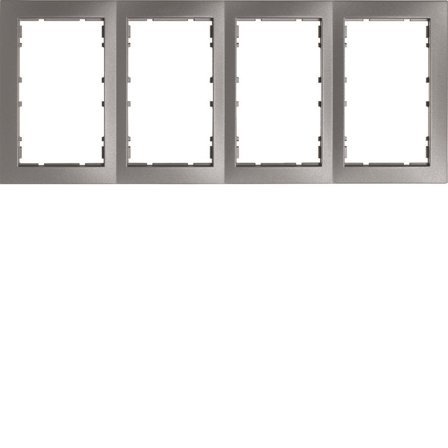 Hager 6510141404 Kombinasjonsramme IP20, termoplast 295 mm bred, 294 mm høy, Strømbrytere & vegguttak