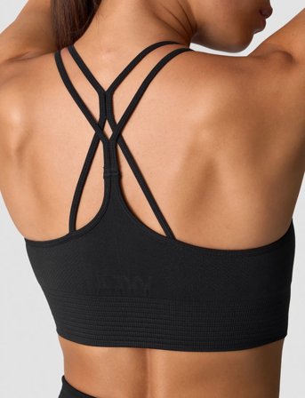 ICANIWILL Define Seamless Sports Bra - Black - S