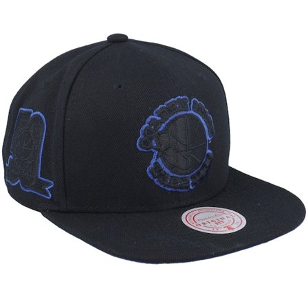 Mitchell & Ness - Negro snapback Gorra - Golden State Warriors Tc Bottoms Black Snapback @ Hatstore