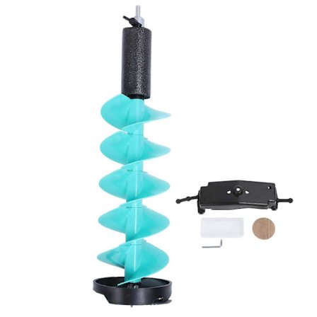 Isborr 8 tum diameter 28,7 tum längd Flytande karbid nylon isfiske borr